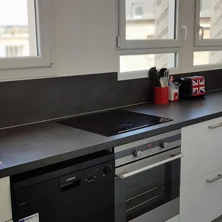 Appartement 83 M2, 4 Lits , 5 Pers, 100 M De La Gare, Confortable Et Lumineux Le Havre Exterior foto